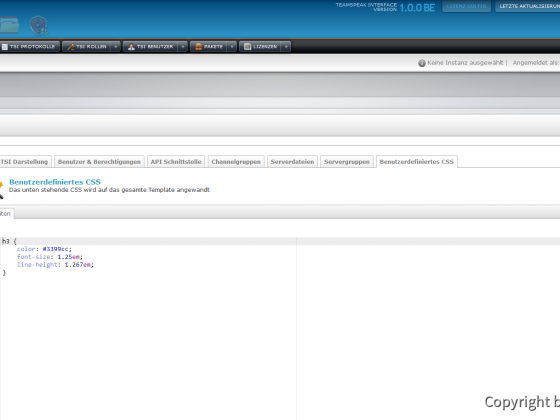 Teamspeak Interface Custom CSS
